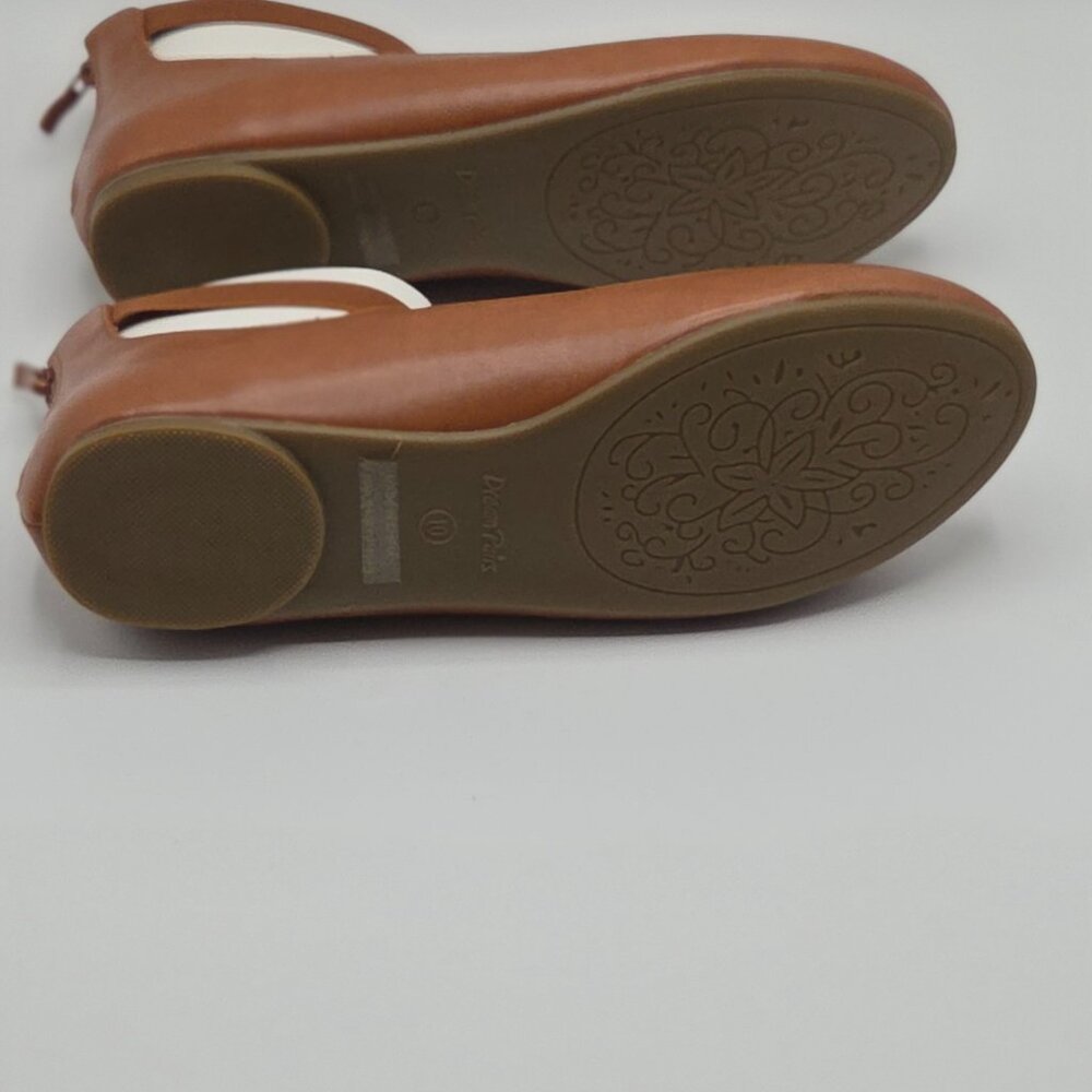 NWOT Women’s Ballet Flats Size 10 | Crossover Ankle Straps | Boho Classic - Picture 3 of 7